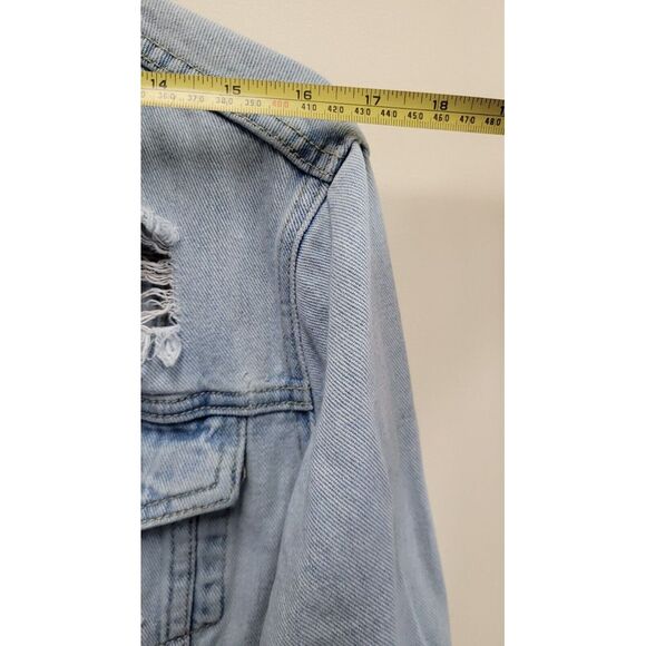 Pacsun‎ distressed denim Jacket Small - Picture 5 of 10